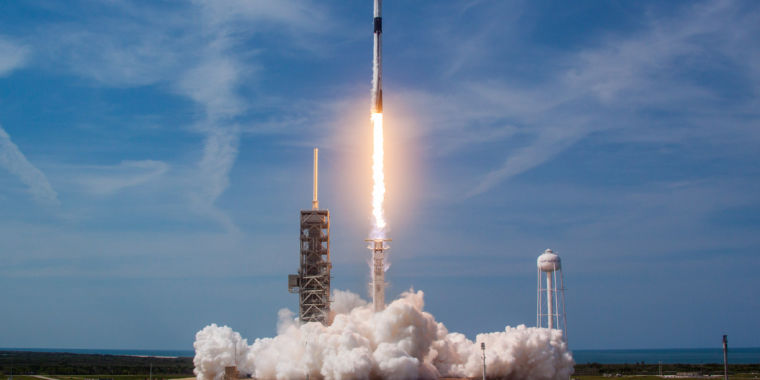 SpaceX official says company about to launch a Falcon 9 for the third ...