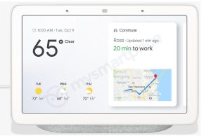 Pictures leak of the “Google Home Hub,” Google's version of a