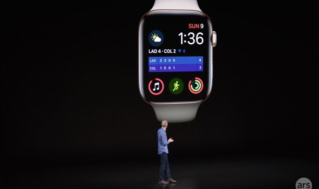 apple watch series 4 display