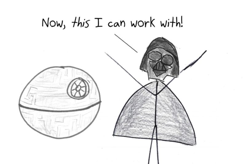 The math of why it’s so hard to build a spherical Death Star in space