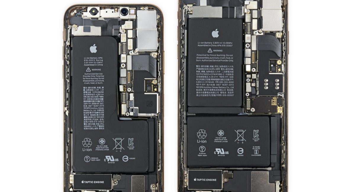 iFixit’s iPhone XS and XS Max teardown: Like the iPhone X with a couple