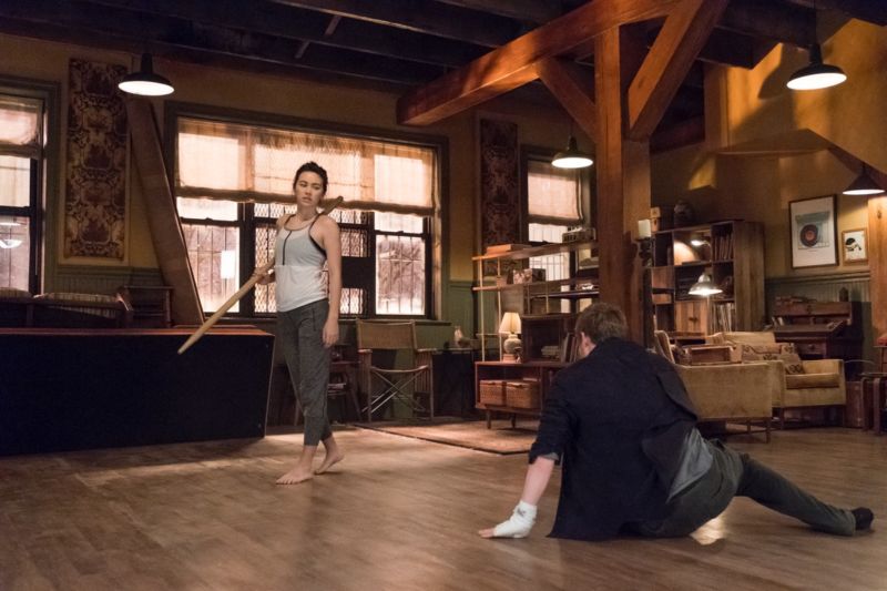 Back to basics: Danny Rand (Finn Jones) trains with Colleen Wing (Jessica Henwick) after losing the Iron Fist.