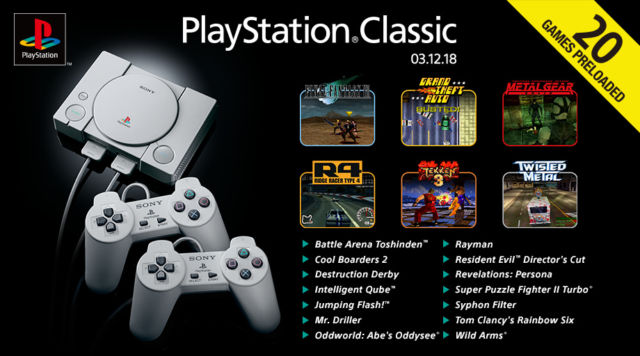 Dozens of hidden game names found in PlayStation Classic source