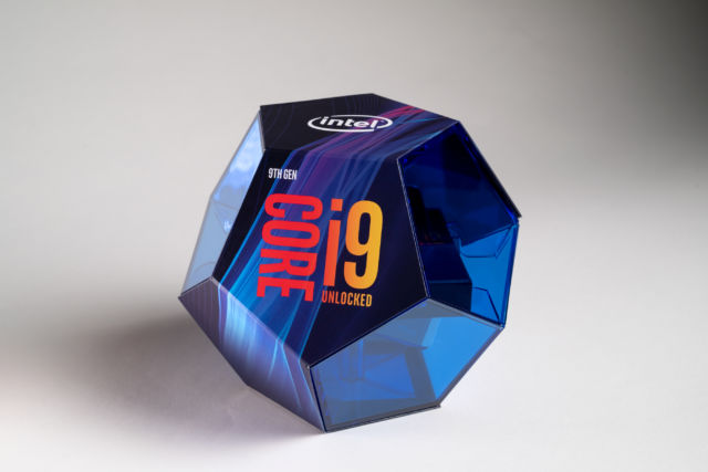 The 9th-generation Core i9 parts will come in a fancy-looking dodecahedron box.