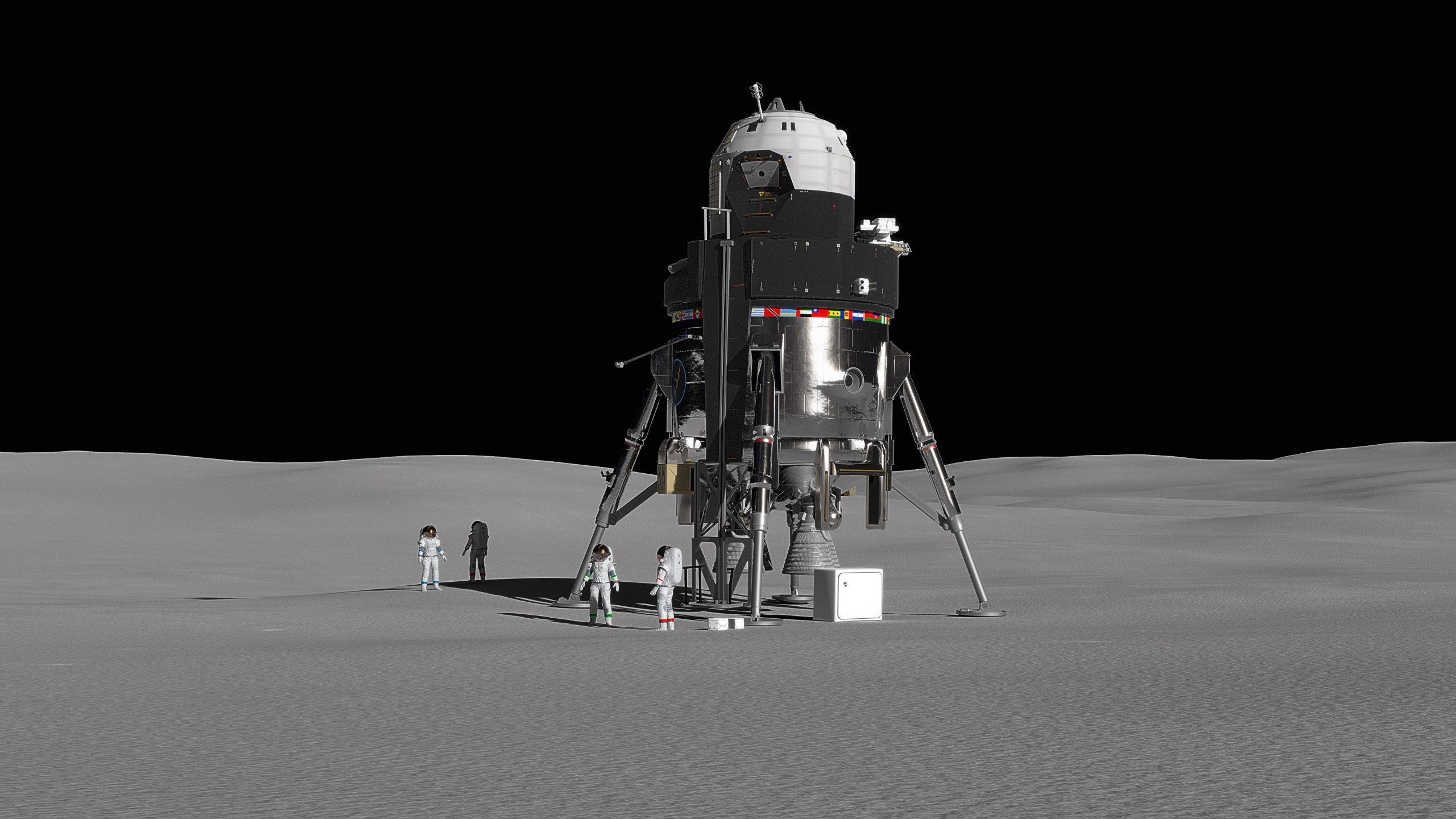 Lockheed Martin proposes a mega-lunar lander: 62 tons and an Lockheed Martin proposes a mega-lunar lander: 62 tons and an
