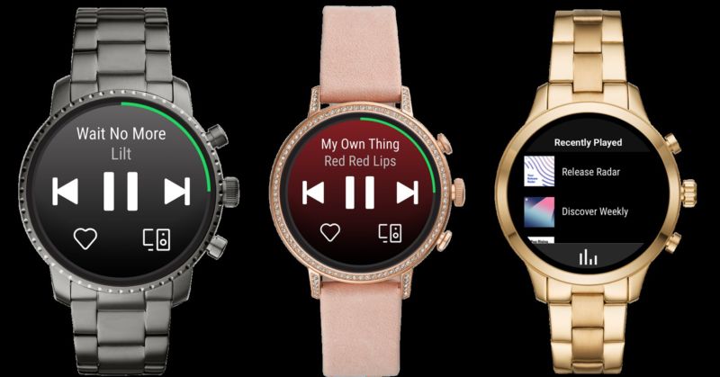 smartwatch that can play spotify