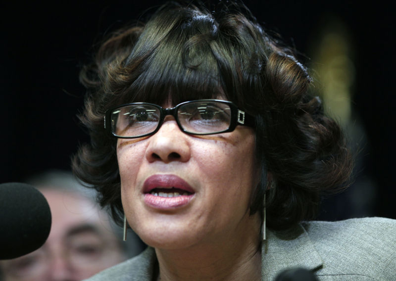 Flint Mayor Karen Weaver, pictured, called the award "just disrespectful."