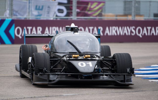 The Roborace's Self-Driving Race Car Is Every Kind of Absurd