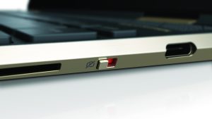 The new privacy shutter on the 2018 HP Spectre x360 13.