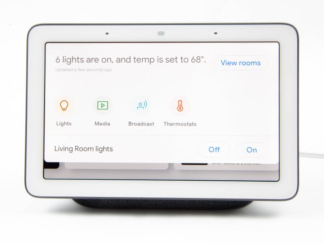 unifi video google home hub