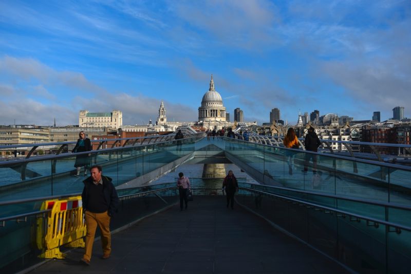 London's Millennium Bridge had problems with excessive shaking and swaying when it first opened in June 2000.