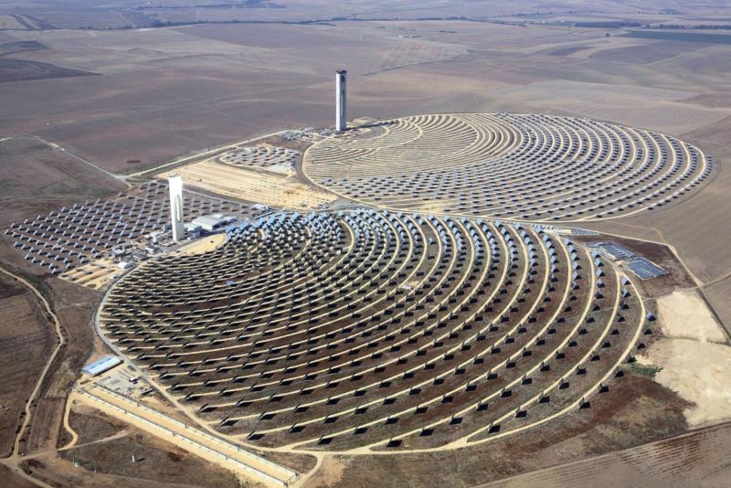 Concentrated solar store power