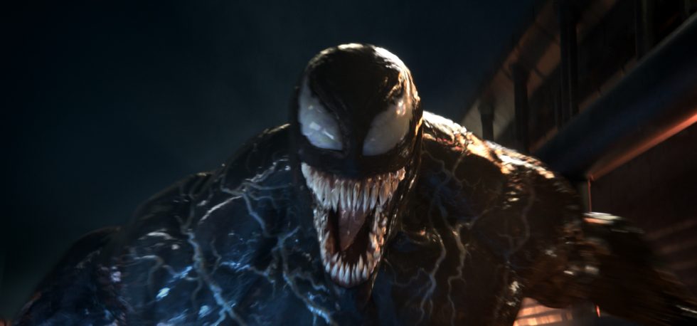 Venom's "surprised" face.