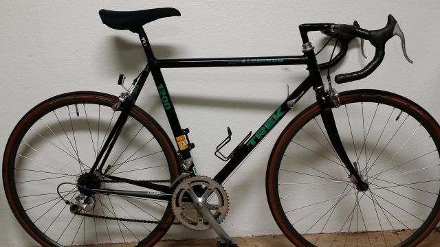 A bike of roughly the same vintage as the author's normal ride.