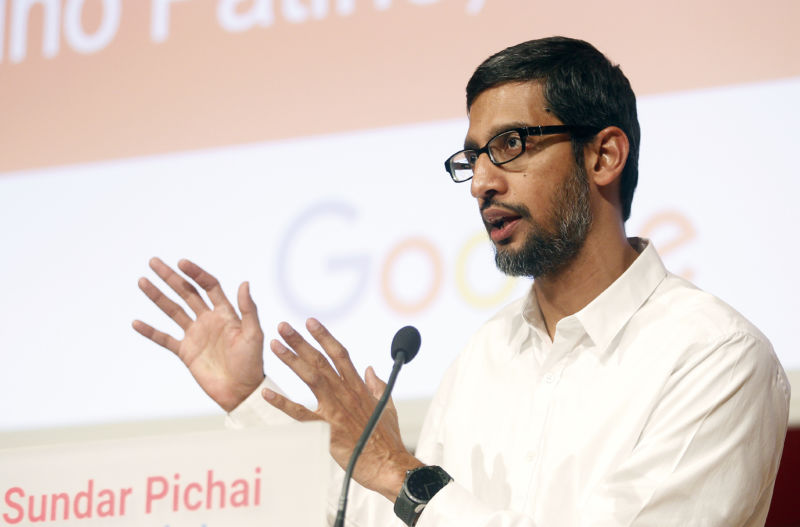 Google CEO Sundar Pichai.