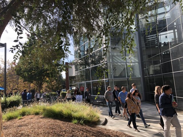Exterior of Google office building.