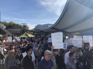 Exterior of Google office building.