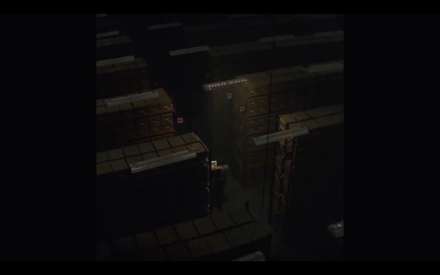 An office library looking spooky