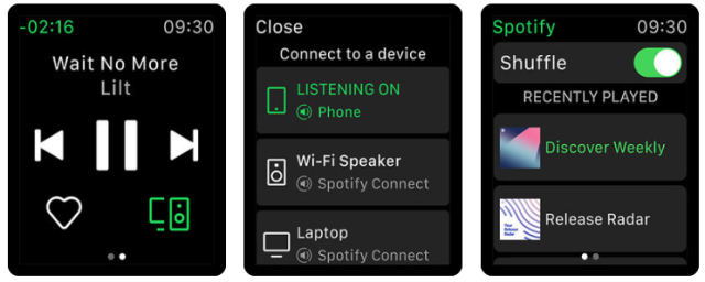 download spotify songs to apple watch