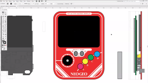 Neo-Geo Mini portable hack by Ben Heck