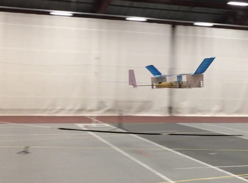 The ion drive meets the drone, while a small plane is flying without moving parts