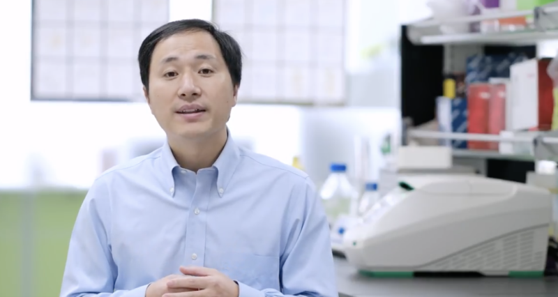 He Jiankui, the scientist who has claimed to have led an effort to gene-edit humans.