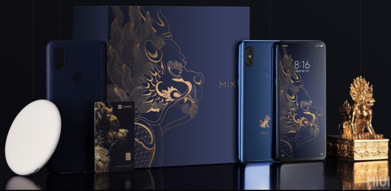 The Xiaomi Mi Mix 3 Palace Museum Edition.
