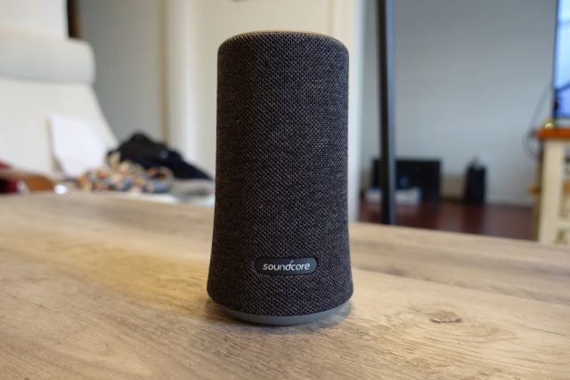 Anker's SoundCore Flare speaker.