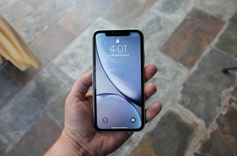 The iPhone XR.