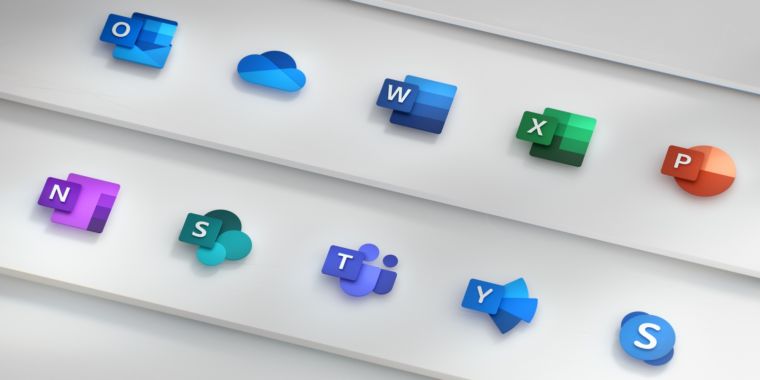 Microsoft Office Has Pretty New Icons But They Have A Fatal Flaw Ars Technica