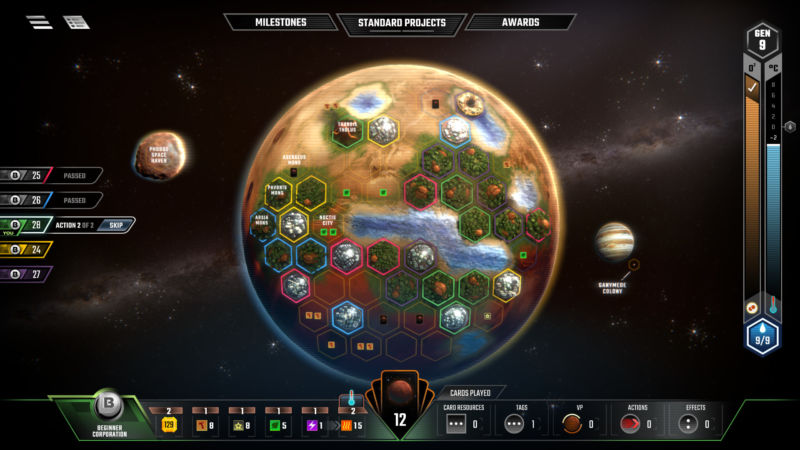 Review: Super-hot board game Terraforming Mars goes digital