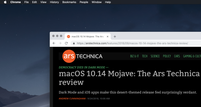 chrome for macos