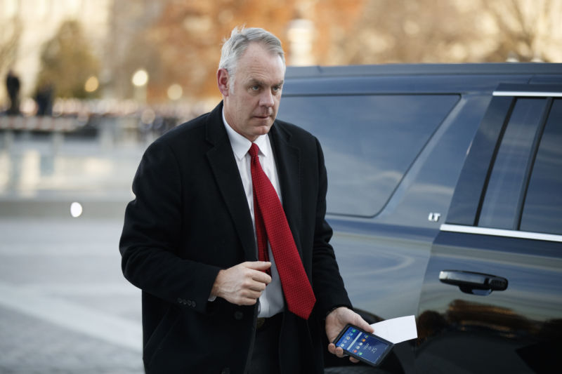 Trump Will Replace Interior Department Secretary Next Week