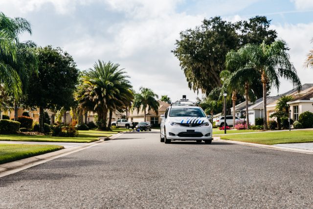 A Voyage vehicle at the Villages in Florida.