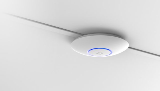 A ceiling-mounted UAP AC Lite.