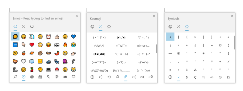 The new extended emoji picker.