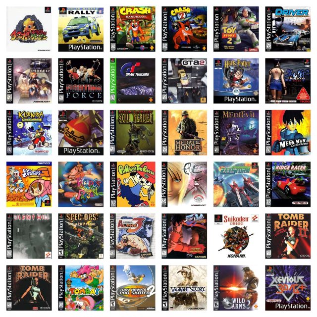 Ps1 games hot sale list