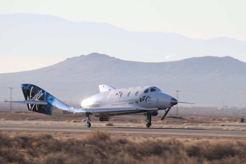 The VSS Unity spacecraft returns to Earth on Thursday.