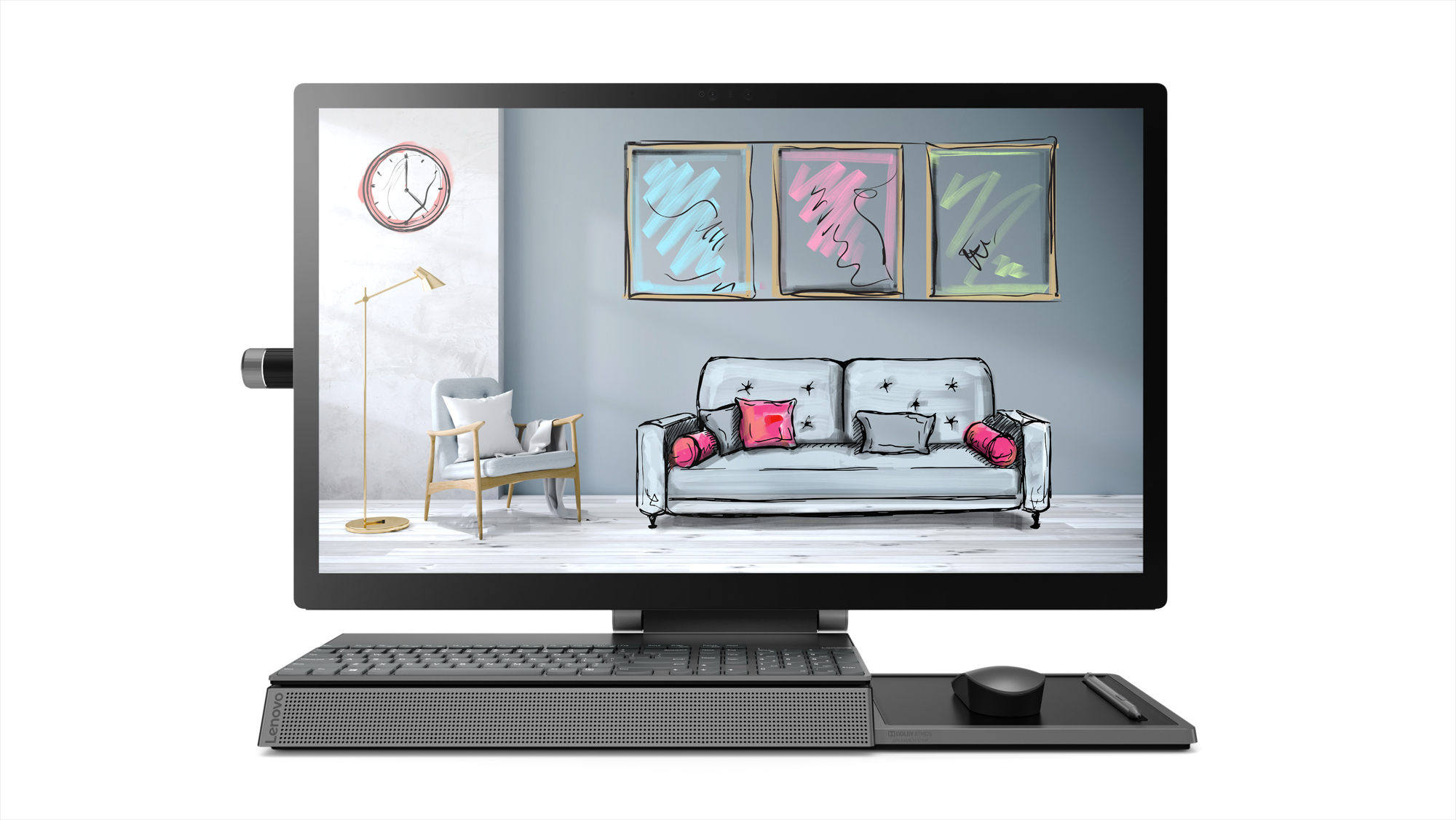 Lenovo takes on Microsoft's Surface Studio with its own
