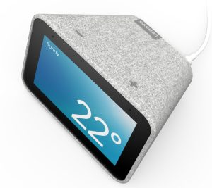 Pictures of the Lenovo Smart Clock.