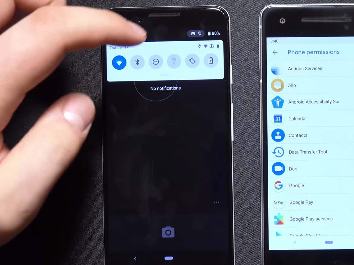 Leaked Android Q build shows off dark mode, improved privacy controls ...