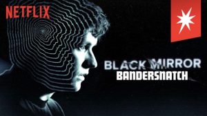 You need a compatible device (modern mobile phones, laptops, smart TVs) to watch Bandersnatch. That indicator in the upper right corner shows up when you're set.