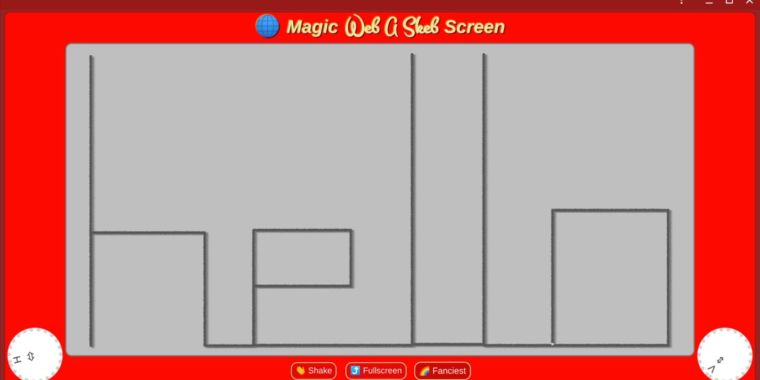 QnA VBage Etch a Sketch lives on in browser-based Chrome Labs project