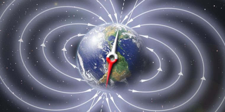 earth-s-magnetic-field-nearly-died-during-critical-transition-ars