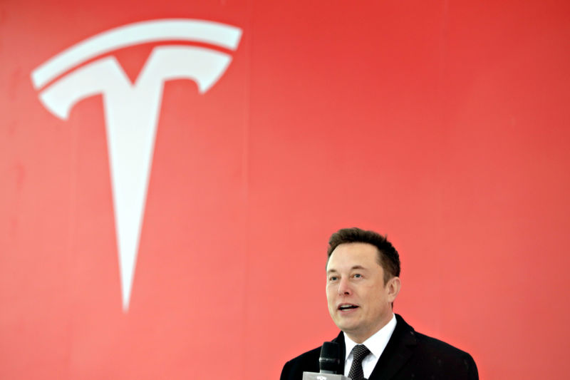 Tesla CEO Elon Musk visiting China in January 2019.