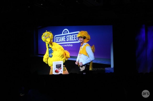 Big Bird at the 2013 Qualcomm CES Keynote