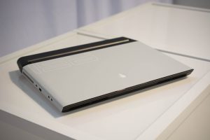 Promotional image of a notebook computer.