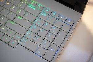 Promotional image of a notebook computer.