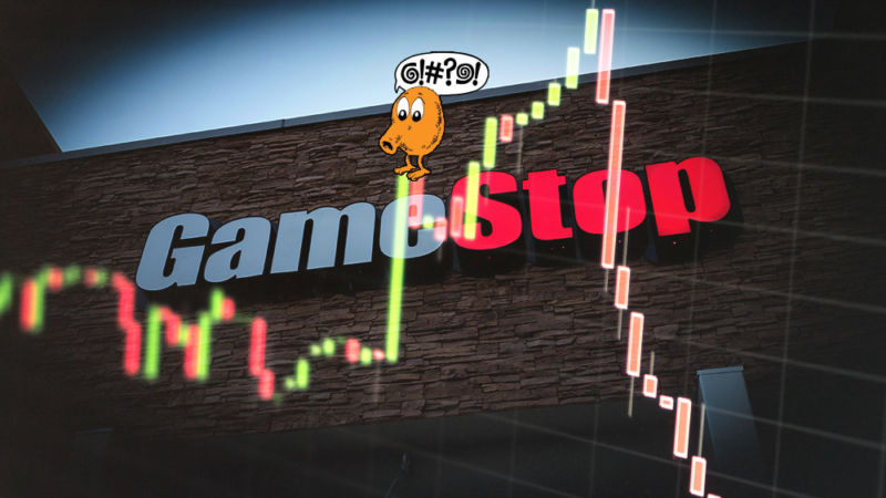 Q-Bert Ne Peut Pas Dire Ce Que Le @!#?! Se Passe Avec Le Stock Gamestop, Soit...