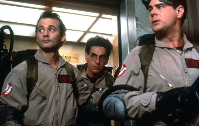 Who ya gonna call? Three of the four original Ghostbusters: Bill Murray, the late Harold Ramis, and Dan Ackroyd.